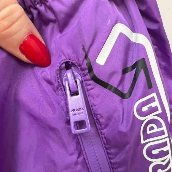 Prada Nylon Track Pants - Picture 8 of 17